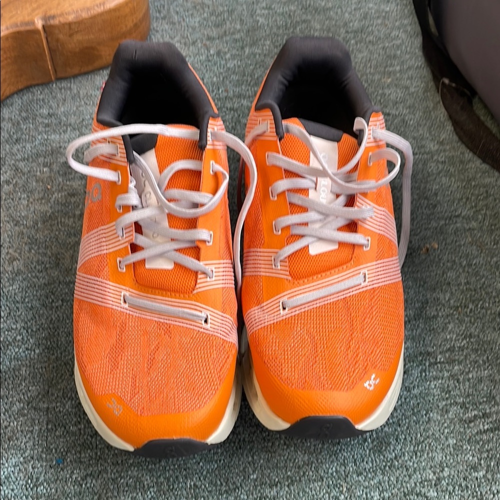 On Running Orange Athletic Shoes